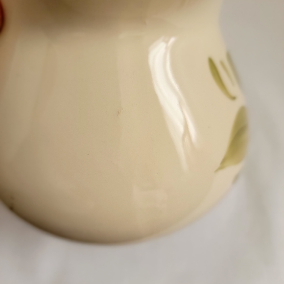 Vintage Secla Portugal Pottery Hand Painted Floral Pitcher P3315 - Picture 11 of 13